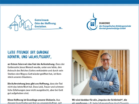 Abbildung des Freundesbriefes