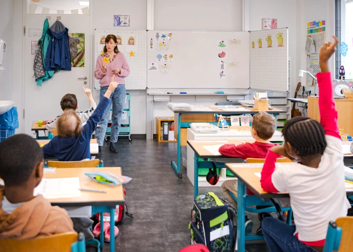 Unterricht in einem Klassenzimmer